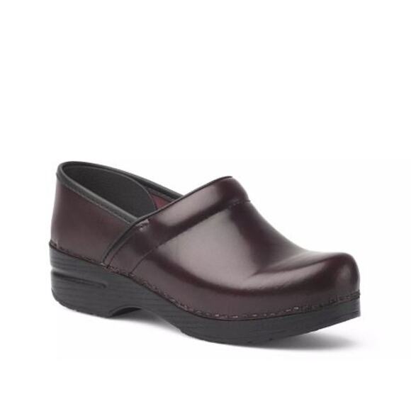 Dansko Womens 41 10.5-11 Professional Clog Cordovan Cabrio Leather Comfortable - Picture 1 of 10